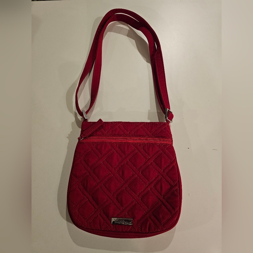 Vera Bradley Womans Red Crossbody Purse - Picture 1 of 5